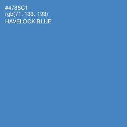 #4785C1 - Havelock Blue Color Image